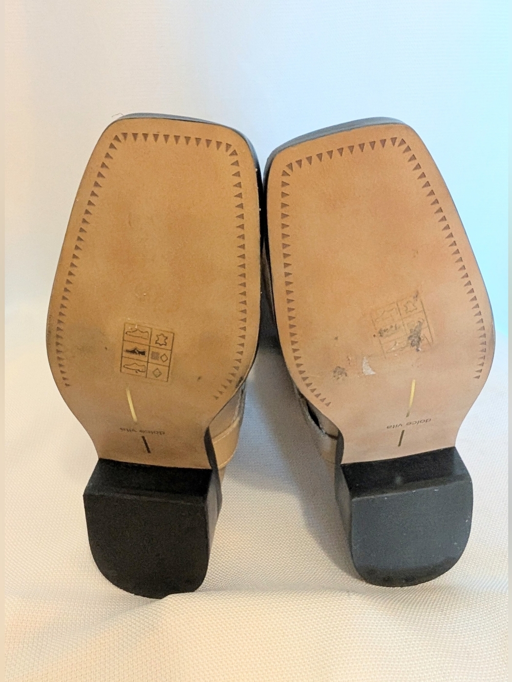 Dolce Vita New Camel Tan Soft Leather Buckle Detail Boots Size 8 Brazil - Picture 7 of 10